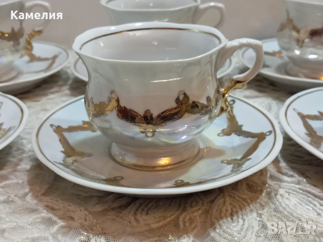 Руски порцелан , снимка 2 - Чаши - 44582493