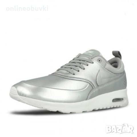 НАМАЛЕНИЕ!!!Спортни обувки NIKE AIR MAX THEA Сребро, снимка 3 - Маратонки - 34242299