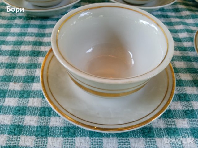 Стар порцелан чаши кафе/чай, снимка 3 - Чаши - 41416516