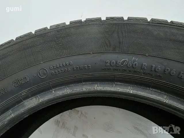 2бр зимни гуми 205/60/16 CONTINENTAL L06603 , снимка 4 - Гуми и джанти - 55854225