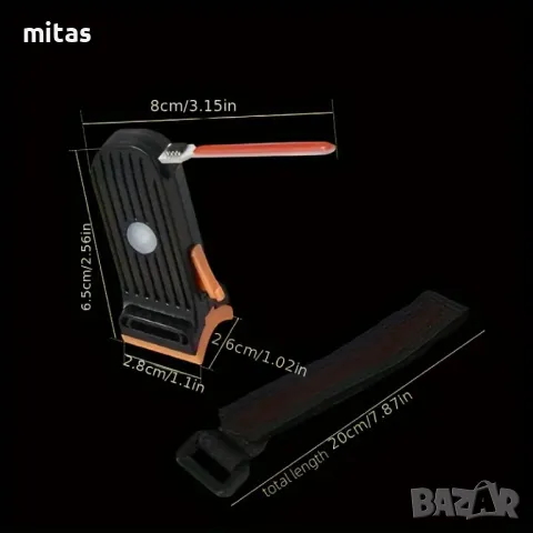 LED TAIL LIGHT стоп светлина за велосипед с висока яркост, линия - USB, снимка 11 - Аксесоари за велосипеди - 47571106