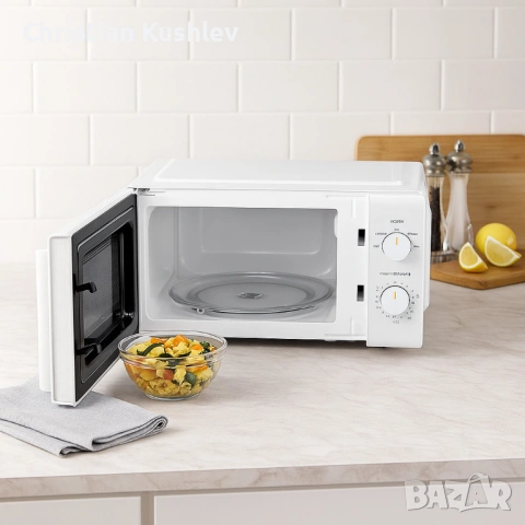Компактна микровълнова фурна Comfee - 20 литра, 700W и 5 нива на мощност