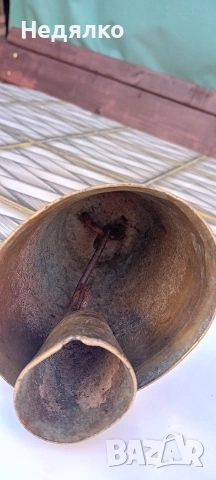 Голям,12см,стар турски,османски чан,хлопка,звънец , снимка 6 - Антикварни и старинни предмети - 53526315