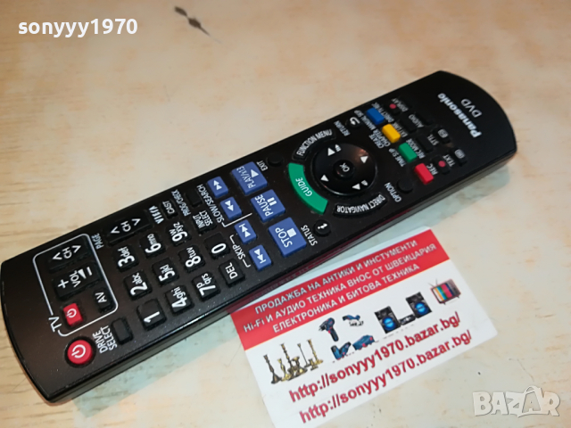 PANASONIC DVD REMOTE-ВНОС GERMANY 0404221235, снимка 3 - Дистанционни - 36338183