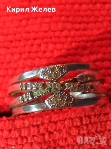 МНОГО КРАСИВ СКЪПОЦЕНЕН РЕГУЛИРУЕМ СРЕБЪРЕН АРТ ПРЪСТЕН СРЕБРО 925 с ЦИРКОНИ 27372, снимка 2 - Пръстени - 36869420