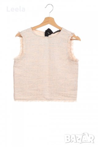 Топ от туид ZARA, снимка 3 - Корсети, бюстиета, топове - 34043272