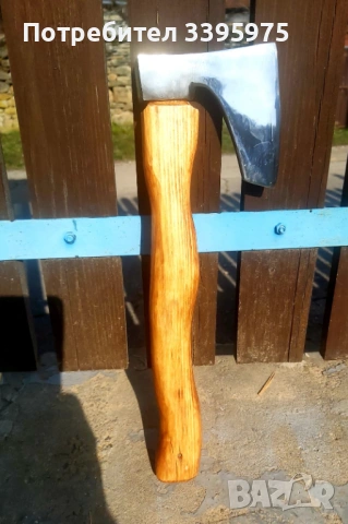 Качествен топор с ново топорище 38 см, снимка 3 - Други инструменти - 53711182