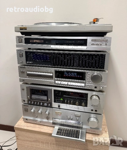 🔊Ретро аудио система - сет TECHNICS - усилвател, сд плеър, дек, тунер и опция еквалайзер и колони🔈, снимка 6 - Аудиосистеми - 53639294