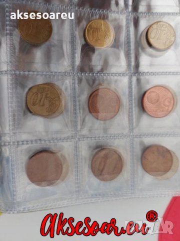 Класьор за 250 монети с 2 размера листи Албум от PU кожа Книга за събиране на монети за значки Албум, снимка 13 - Нумизматика и бонистика - 39326406