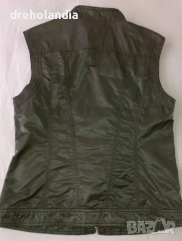 Дамски зелен елек  TAIFUN – M, снимка 2 - Елеци - 48932337