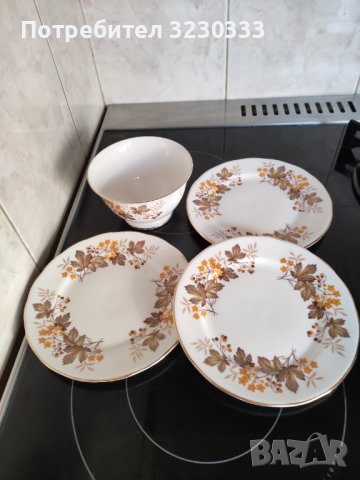 Порцеланови чинии за торта Royal Vale, снимка 5 - Чинии - 41871223