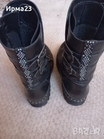 Дамси ботуши ест. кожа, снимка 3 - Дамски ботуши - 48076878