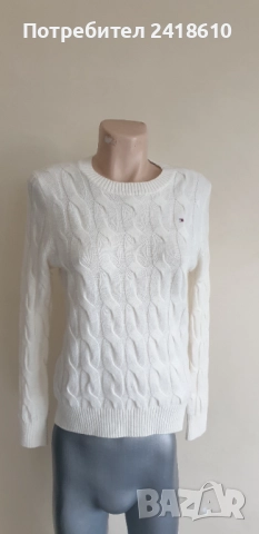 Tommy Hilfiger Cable Wool /  Knit Womens Size M НОВО! ОРИГИНАЛ! Дамски Пуловер, снимка 15 - Блузи с дълъг ръкав и пуловери - 52789562