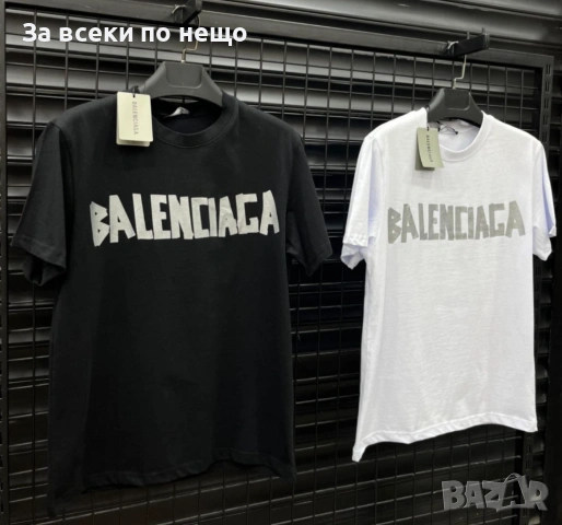 Balenciaga Мъжка Тениска👕Мъжка Блуза С Къс Ръкав - Различни Цветове Код Bal Style16, снимка 12 - Тениски - 53642202