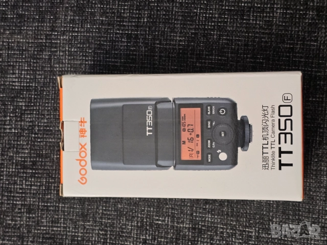 Продавам Компактна светкавица Godox TT350F за Fujifilm, перфектна, без забележки, снимка 4 - Светкавици, студийно осветление - 52641664
