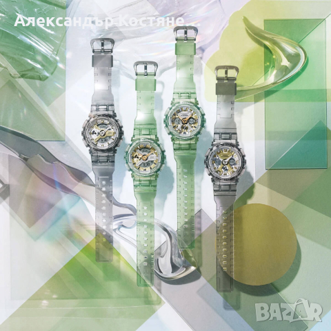 Дамски часовник Casio G-Shock GMA-S120GS-3AER, снимка 9 - Дамски - 44569807