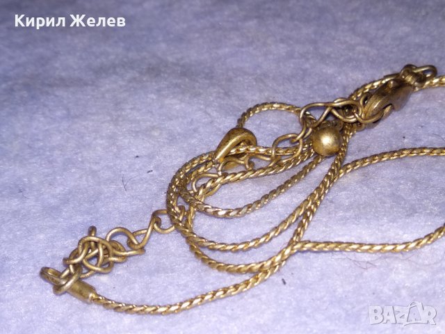 AVON МАРКОВА ФИНА МЕДНА с ПОЗЛАТА ВЕРИЖКА КОЛИЕ и ОБКОВ ПЕНДАНТ с ГНЕЗДО За СКЪПОЦЕННО КАМЪЧЕ 34315, снимка 10 - Колиета, медальони, синджири - 41753580