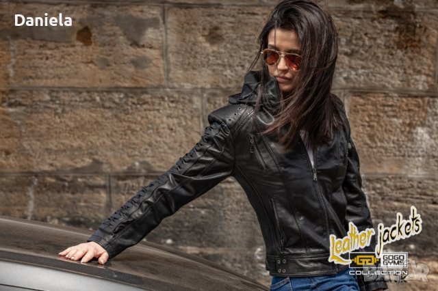 !!! НАМАЛЕНО!!! Дамско кожено яке Dirty12 Medusa ръчна изработка Germany 