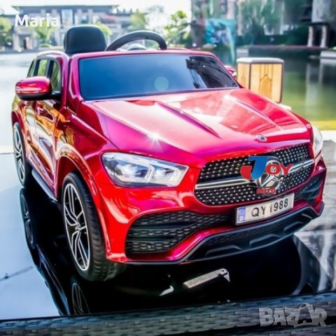 Акумулаторен джип Mercedes GLE450 Licensed 12V батерия,MP3, с меки гуми с Кожена седалка,Металик боя, снимка 11 - Детски велосипеди, триколки и коли - 34367708