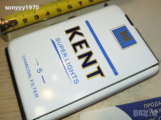 kent-табакера запалка 2803231615, снимка 3 - Колекции - 40168496
