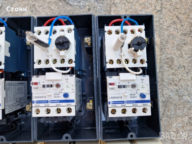 Пускател за ел. двигател, Въздушен пускател schneider electric telemechanic, снимка 3 - Електродвигатели - 51490479