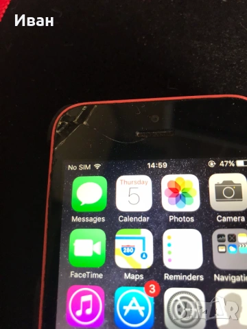 Продавам Iphone 5C pink 16gb, снимка 3 - Apple iPhone - 53722656