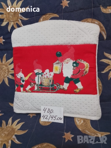 Коледни столовки за гръб на стол