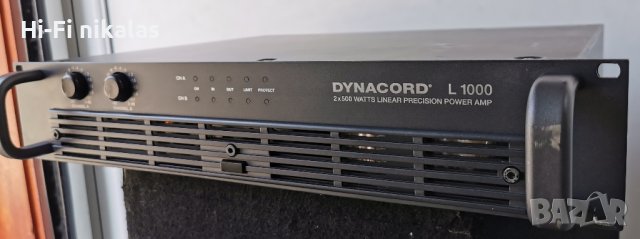 професионално стъпало усилвател DYNACORD L 1000 (made in GERMANY), снимка 3 - Ресийвъри, усилватели, смесителни пултове - 44416542