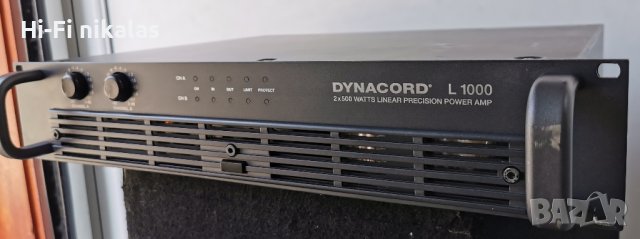 професионално крайно стъпало усилвател DYNACORD L 1000 (made in GERMANY), снимка 3 - Ресийвъри, усилватели, смесителни пултове - 44416542