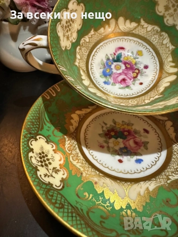 Crown Staffordshire England - Circa 1930 Pattern A 13460 Код P1648, снимка 13 - Сервизи - 52932842