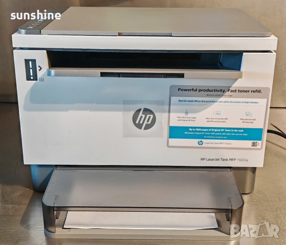 Евтин печат * HP LaserJet Tank MFP 1602w Wi‑Fi, , 22 с/м, 100% тонер, снимка 3 - Принтери, копири, скенери - 53623674