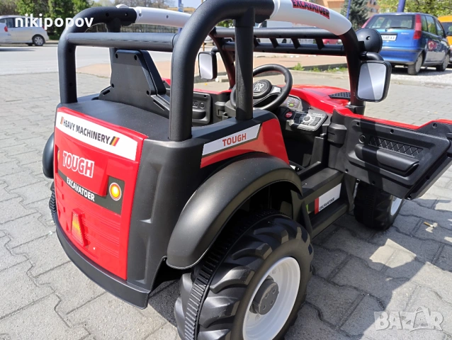 TEXAS акумулаторен трактор HARVEST червен, снимка 7 - Други - 53849439