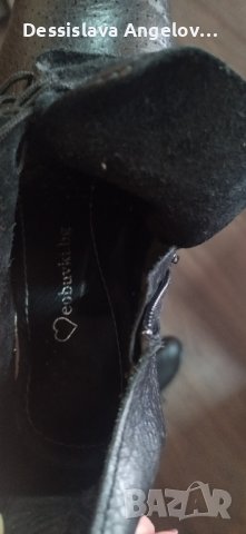 Дамски летни боти естествена кожа 38, снимка 4 - Дамски ежедневни обувки - 42300835