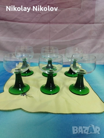 6 бр. Roemer Schott Zwiesel W.Германия 70'., снимка 4 - Сервизи - 53612244