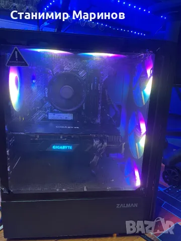 Геймърски компютър Ryzen 5 5600X/ 16GB 3600MHz/ RX 5700XT/ 1TB SSD, снимка 1