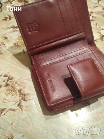 Ново Дамско Портмоне Изцяло от Естествена Кожа , снимка 4 - Портфейли, портмонета - 52181699