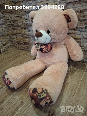Плюшено мече 110 см, снимка 3 - Плюшени играчки - 53439449