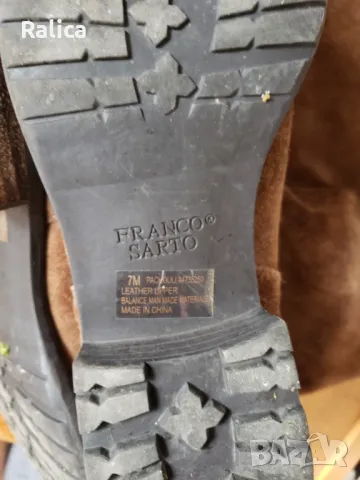 Franco Sarto дълъг ботуш от естествен велур, снимка 5 - Дамски ботуши - 47380143