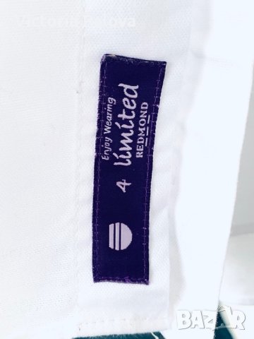 Бяла риза REDMOND Германия, снимка 5 - Ризи - 44445841