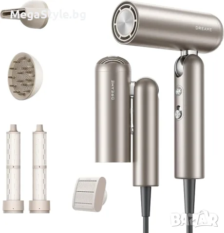 Високоскоростен сгъваем сешоар и мултистайлер Dreame Pocket Pro (1300W) 