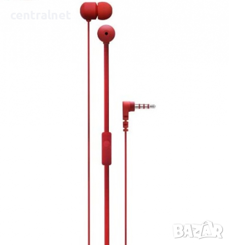 слушалки Degauss Labs SPKRS, червени, тип "тапи", микрофон, снимка 2 - Слушалки, hands-free - 36395990