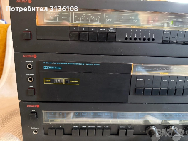 Diora  WS-442 тунер исилвател и дек, снимка 2 - Декове - 53771073