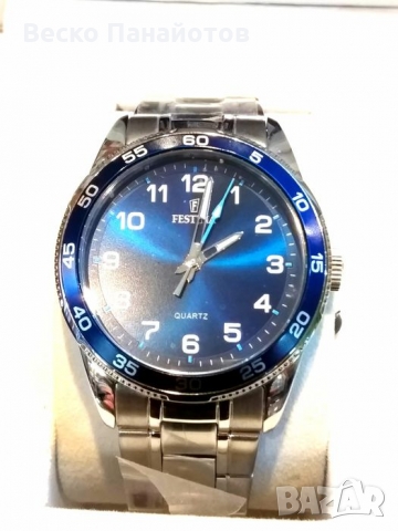 Festina Unisex Analogue Classic Quartz Watch with Stainless Steel Stra, снимка 4 - Дамски - 36035161