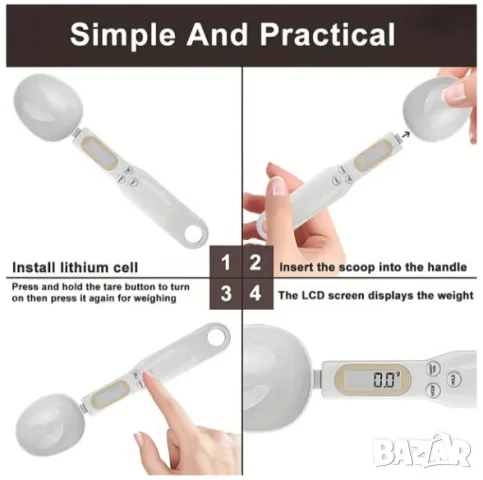 Промоция -50 отстъпка ! Дигитална/електронна мерителна лъжица, снимка 4 - Аксесоари за кухня - 48019693