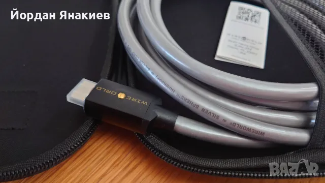 Оригинален Wireworld Silver Sphere HDMI 48G 8К Cable, 3 метра, снимка 5 - Плейъри, домашно кино, прожектори - 47848486