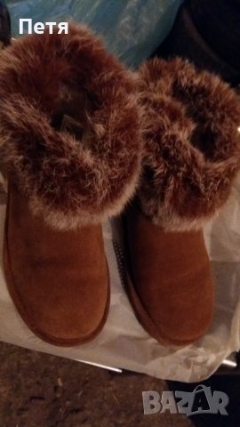 Боти NICE BAY с естествен косъм