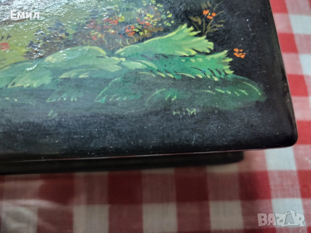 Колекционерска лакова кутия МСТЕРА СССР , снимка 5 - Колекции - 53668146