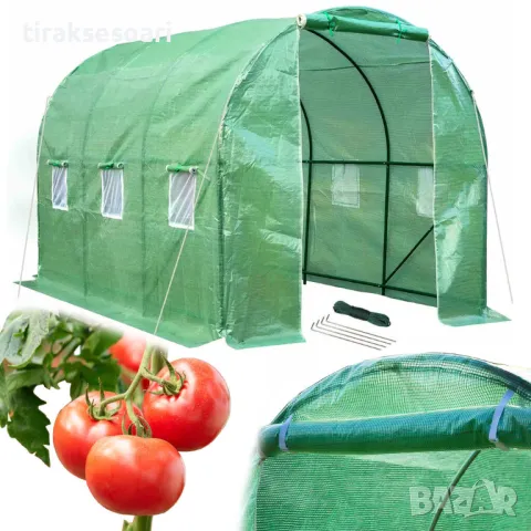 Оранжерия тунел, Тунелна оранжерия с размери 3х2х2 метра 6 квадрата