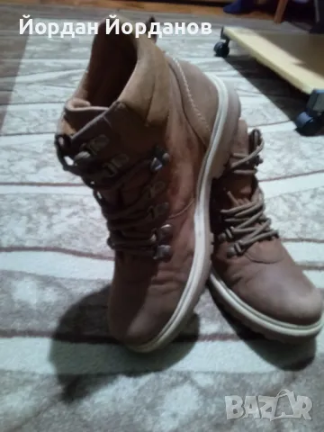 Зимни кожени кубинки, снимка 8 - Дамски боти - 48550932