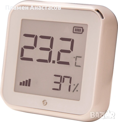 Shelly H&T Gen3 (Mocha) – Wi-Fi смарт сензор за температура и влажност